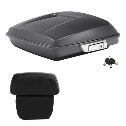 Razor Trunk Backrest - Gauntlet Gray Metallic for Harley Touring (2014-2024)