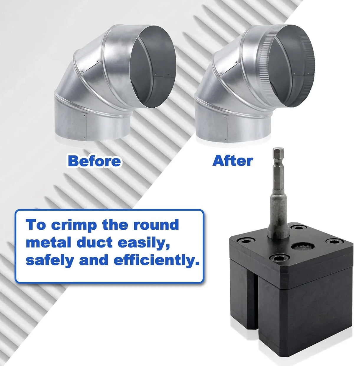 Sheet Metal Crimper with Impact Driver for C5A2
