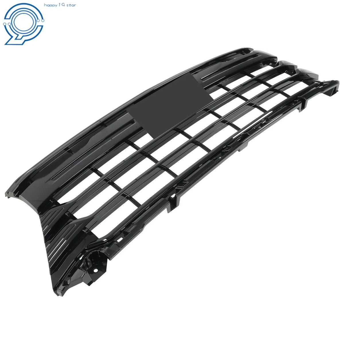 Front Bumper Grille Gloss Black for Chevy Silverado 2500HD 3500HD (2024-2025)
