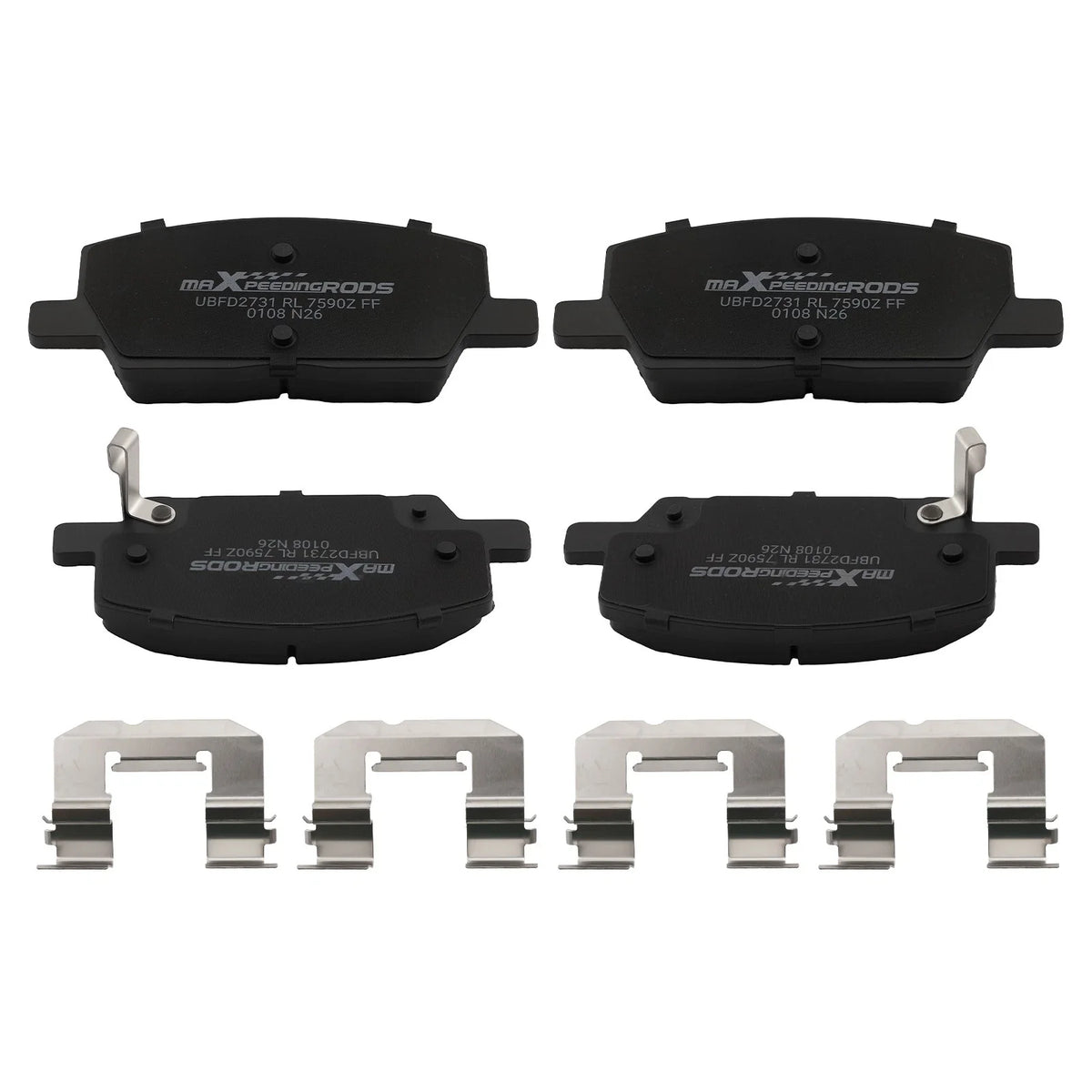 Set of 4 Front Ceramic Brake Pads for Buick Encore (2018–2022)