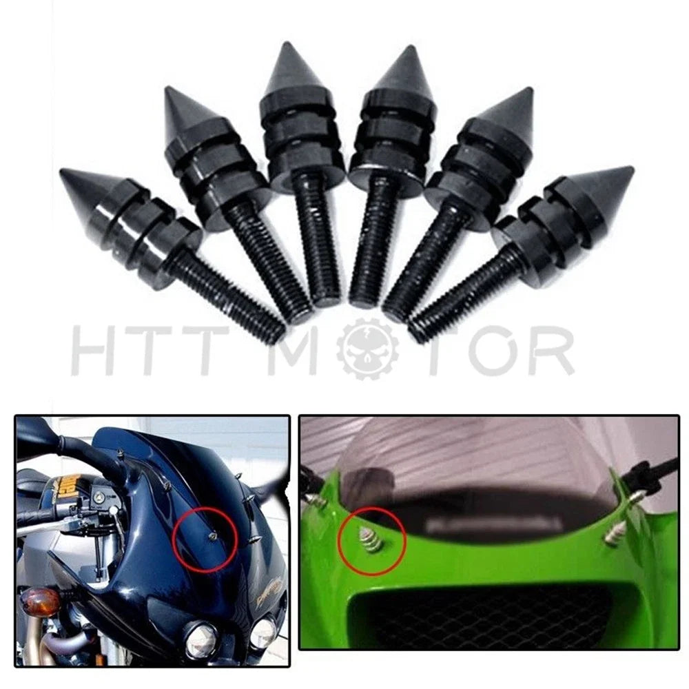 Windscreen Bolt Kit for Motorcycle (Black)