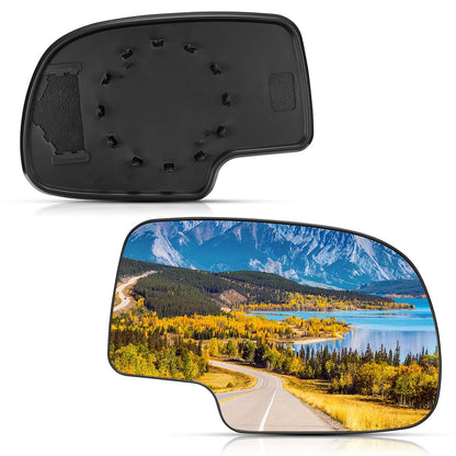 Mirror Glass for Passenger Side of Chevrolet Avalanche 1500 2002-2006
