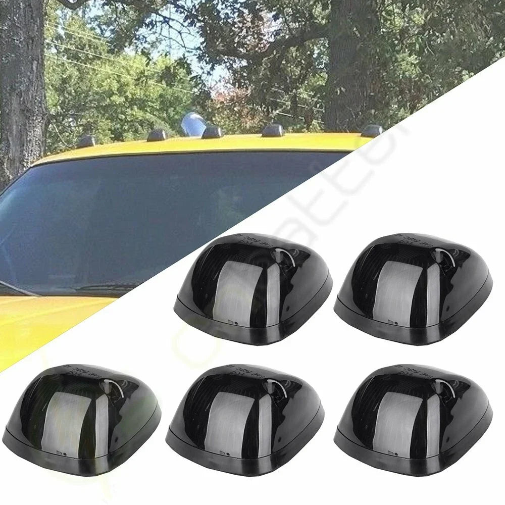 5PCS Cab Clearance Light Covers with Base Housing for Dodge Ram 1994-1998