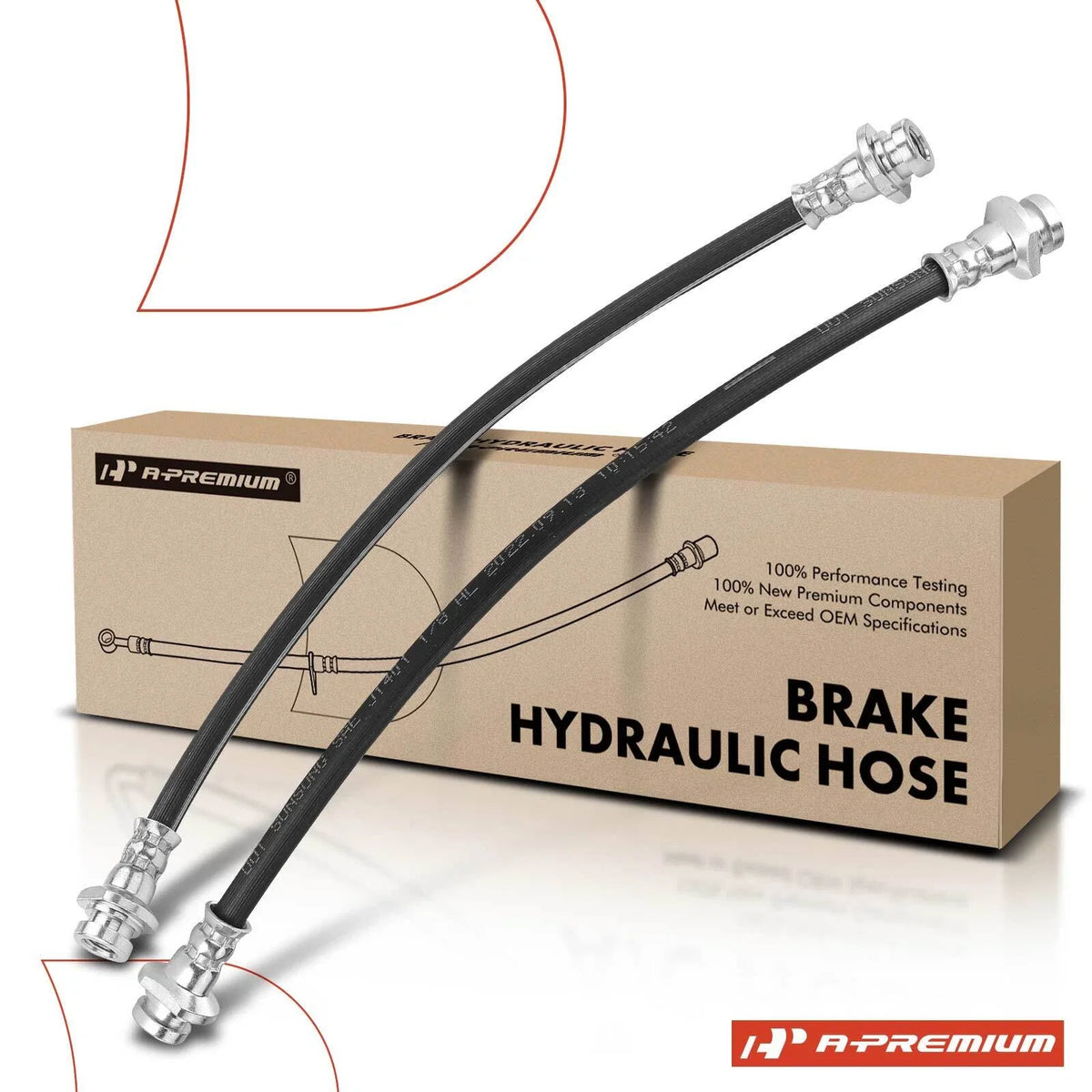 2X Rear Brake Hydraulic Hose for Nissan Sentra (2000–2006)