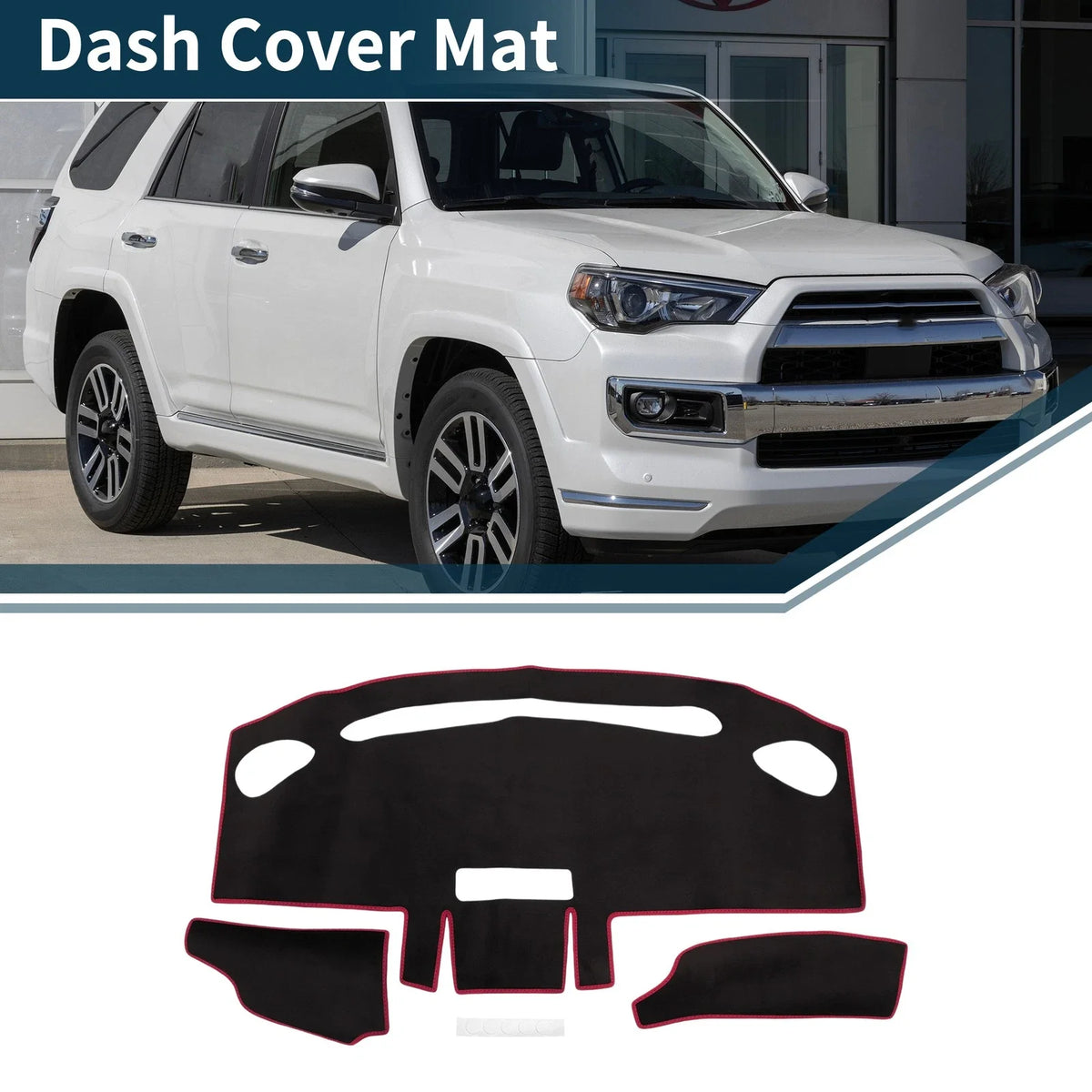 Set of 2 Dashboard Dash Cover Mats for Mazda Flair Wagon MM21 (2012–2019)
