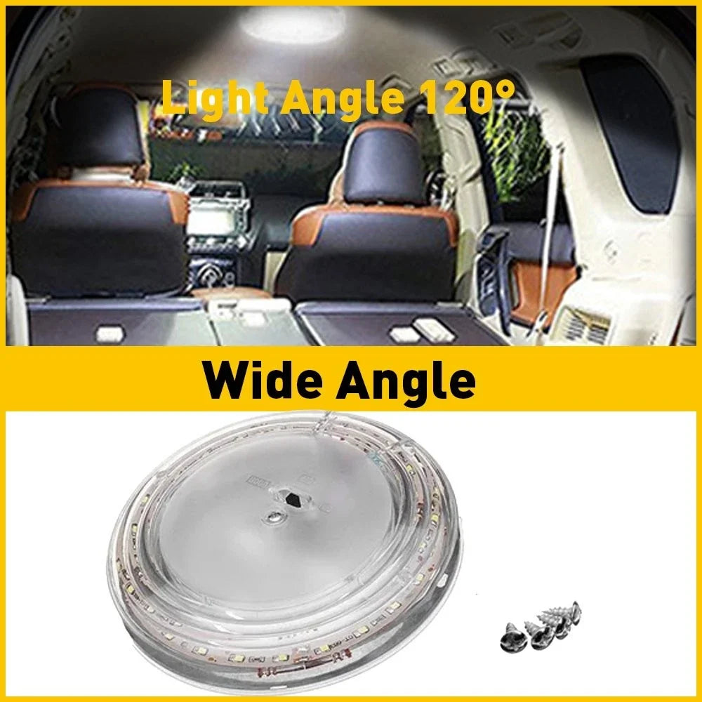 1PC 24LED White Ceiling Dome Light for Camper Trailer RV