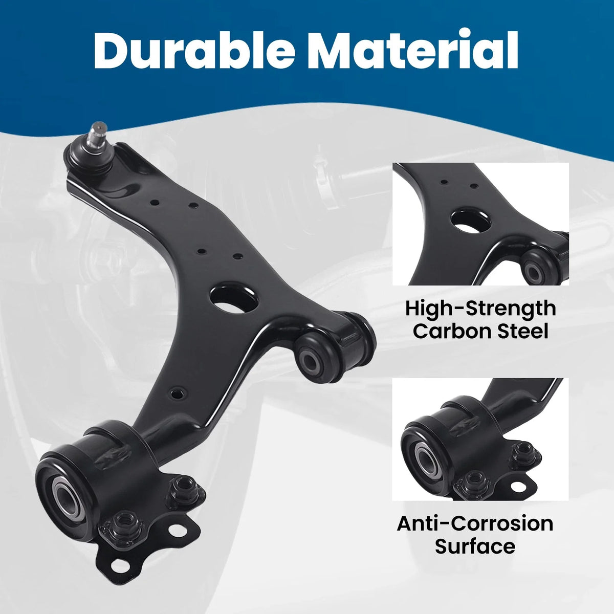 2X Front Lower Suspension Control Arm for Mazda 3 (2004–2017)