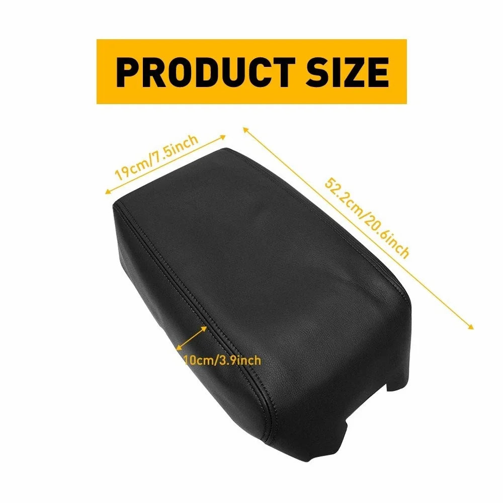 Center Lid Console Armrest Cover for Nissan Maxima (2009–2014) Leather Trim Black