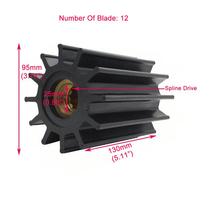 Water Pump Impeller for Johnson F95 Series Pumps (09-820B)