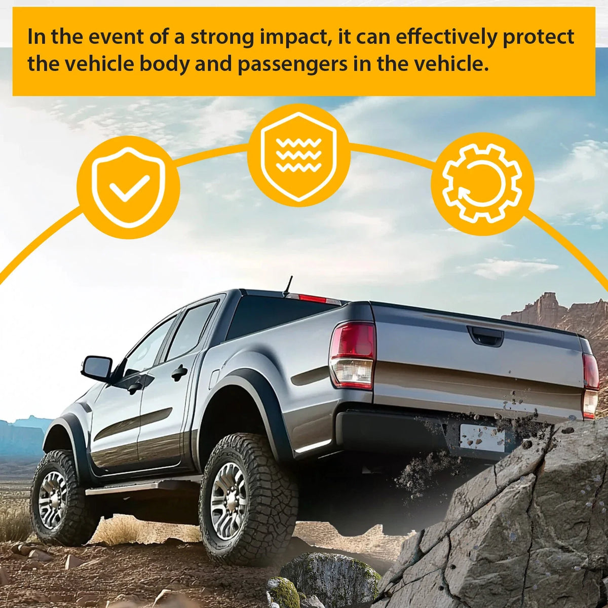 Rear Bumper Assembly for Styleside Ford Ranger (1993-2011)