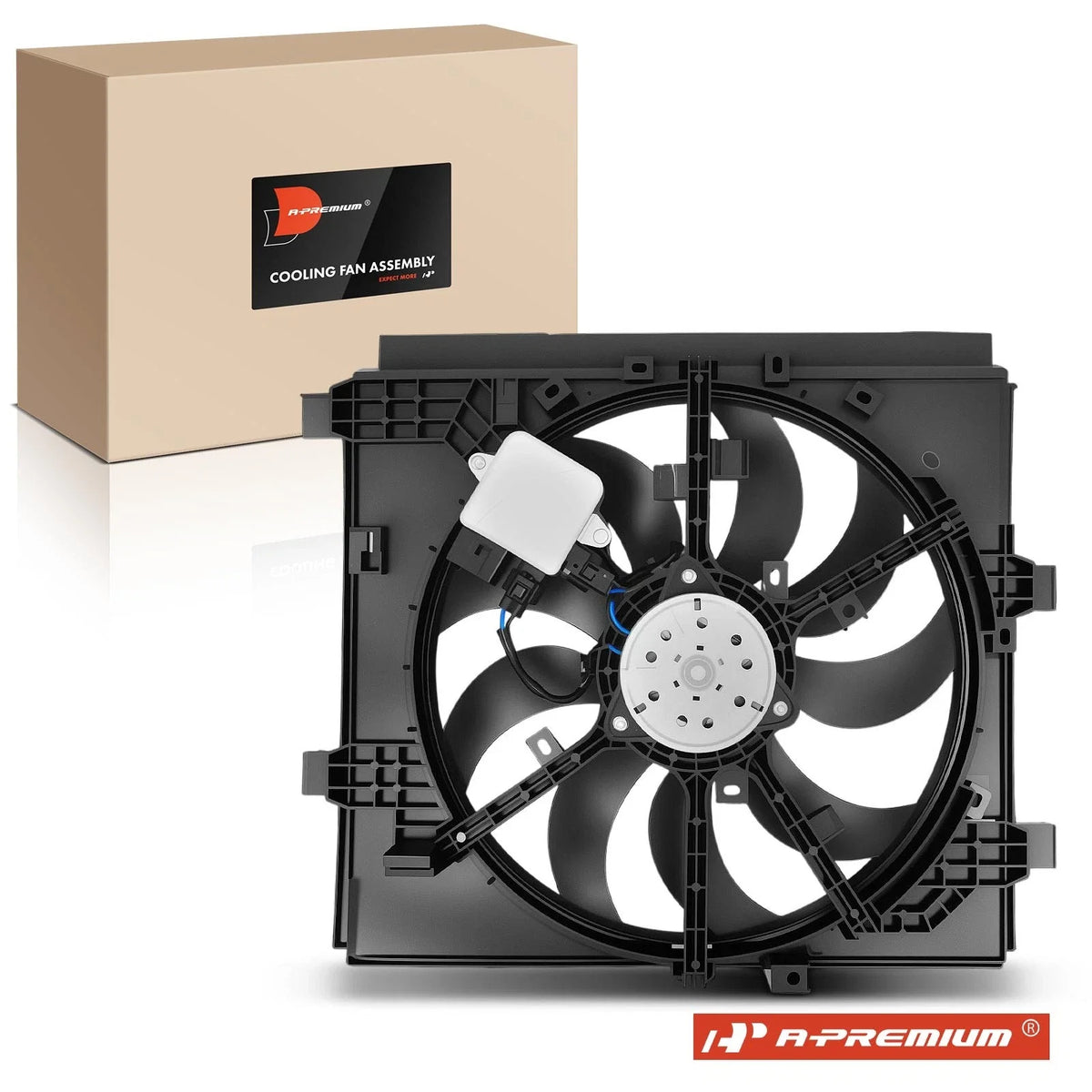 Cooling Fan Assembly with Shroud for Nissan Sentra (2017–2019)
