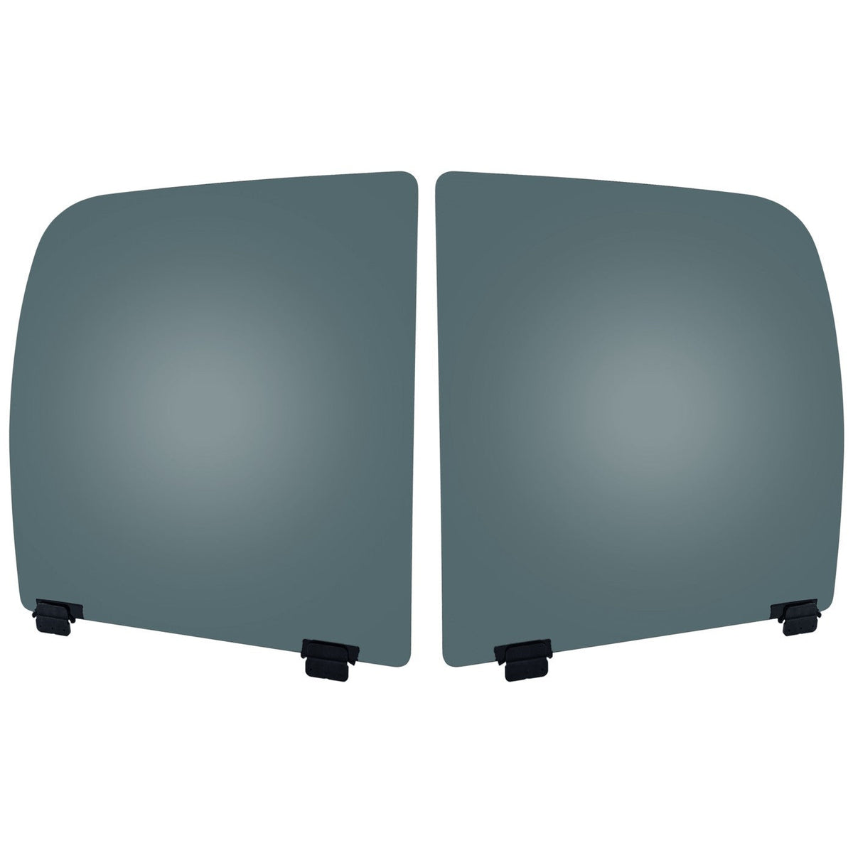 2-Piece Rear Door Glass Set for Ram Truck
