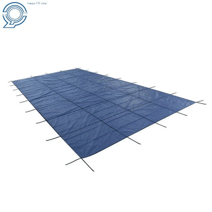 Winter Mesh Solid Cover for Rectangle Swimming Pool Safety