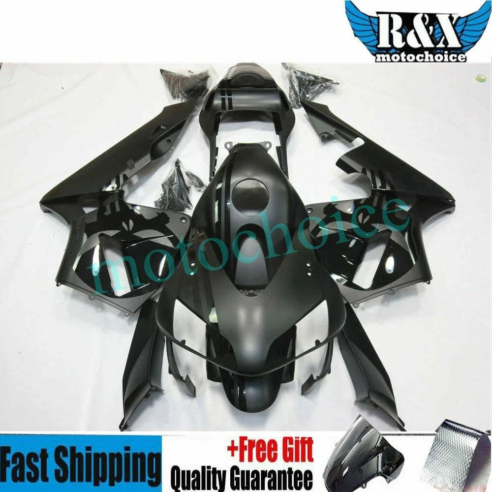 Black Fairing Kit for Honda CBR600RR (2003–2004)