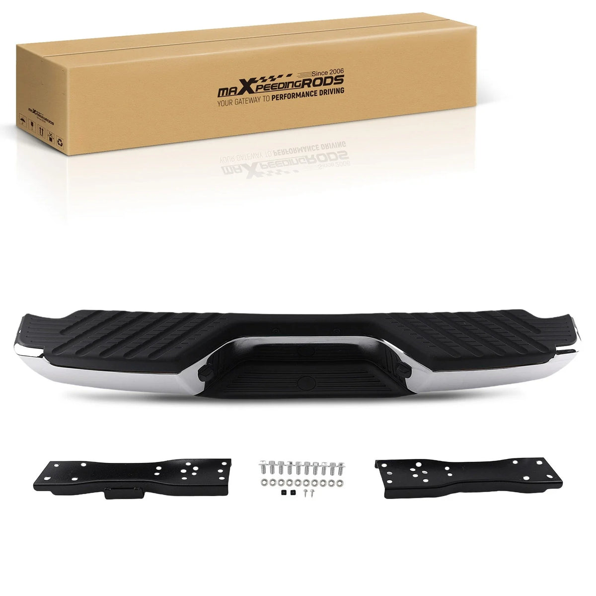 Chrome Rear Bumper for Nissan Frontier (1998–2004)