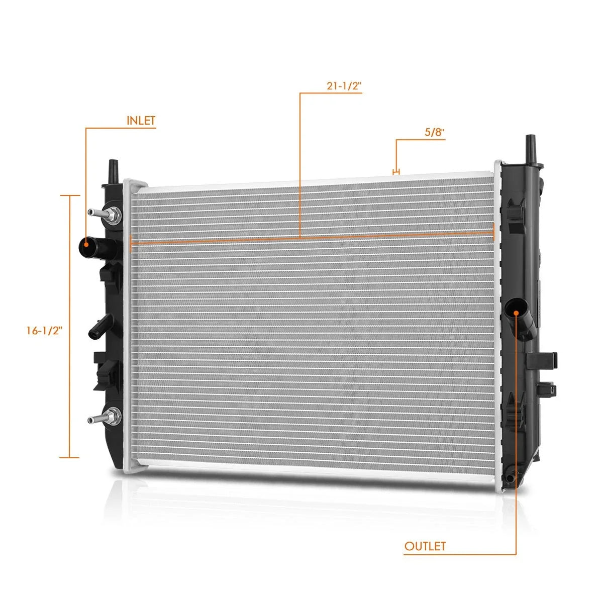 Cooling Radiator DPI-2861 for Mazda MX-5 Miata (2006–2015)