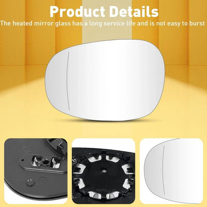 LH Heated Mirror Glass for BMW 335i 135i 128i Left Side (2007-2013)