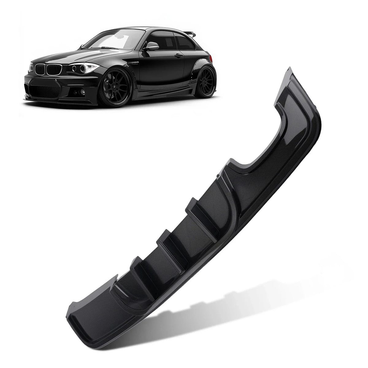Lower Rear Lip Diffuser for BMW 1 Series E82 (2007-2013)