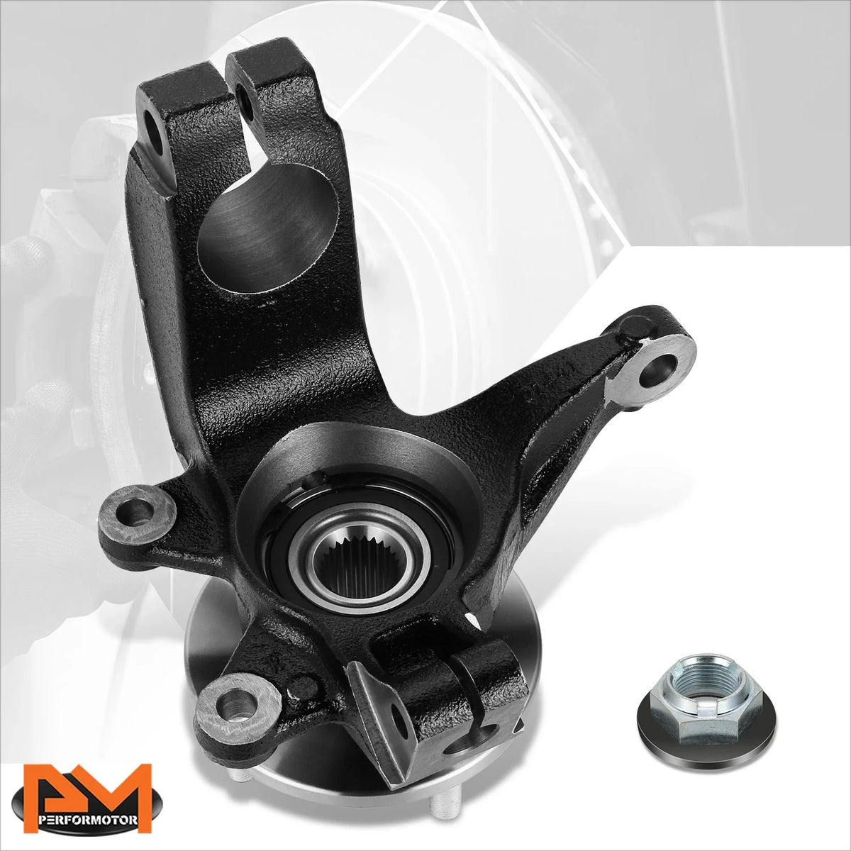 Front Left Hub Assembly with Bearing for Ford Focus (2006-2011)