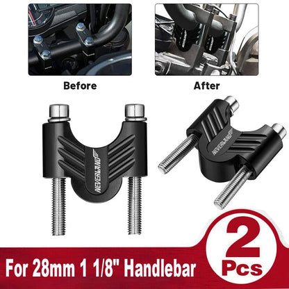 28mm Handlebar Risers Mount Clamps for Motorcycle (Pit Dirt)