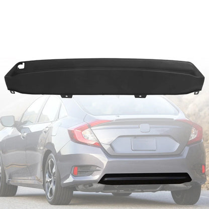 Rear Bumper Garnish Valance Plastic Black for Honda Civic 2016-2018