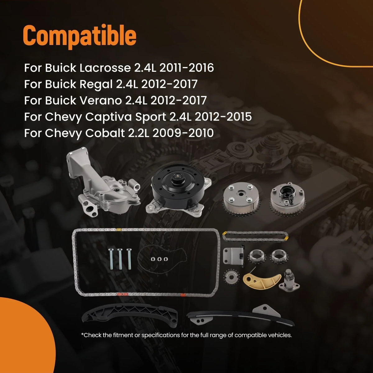 2012-2014 Scion xD 1.8L Engine Timing Chain Kit