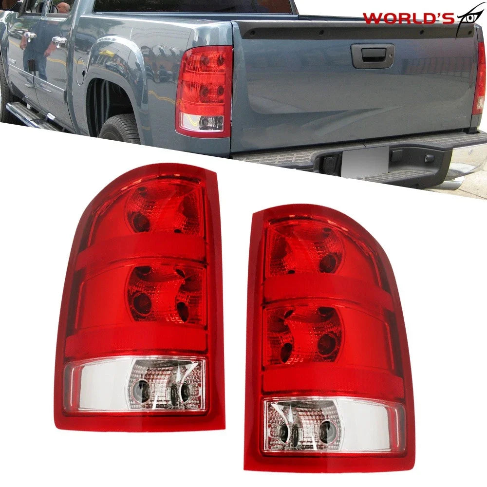 Rear Pair Tail Lights for GMC Sierra 1500 2500HD 3500HD (2007–2013)