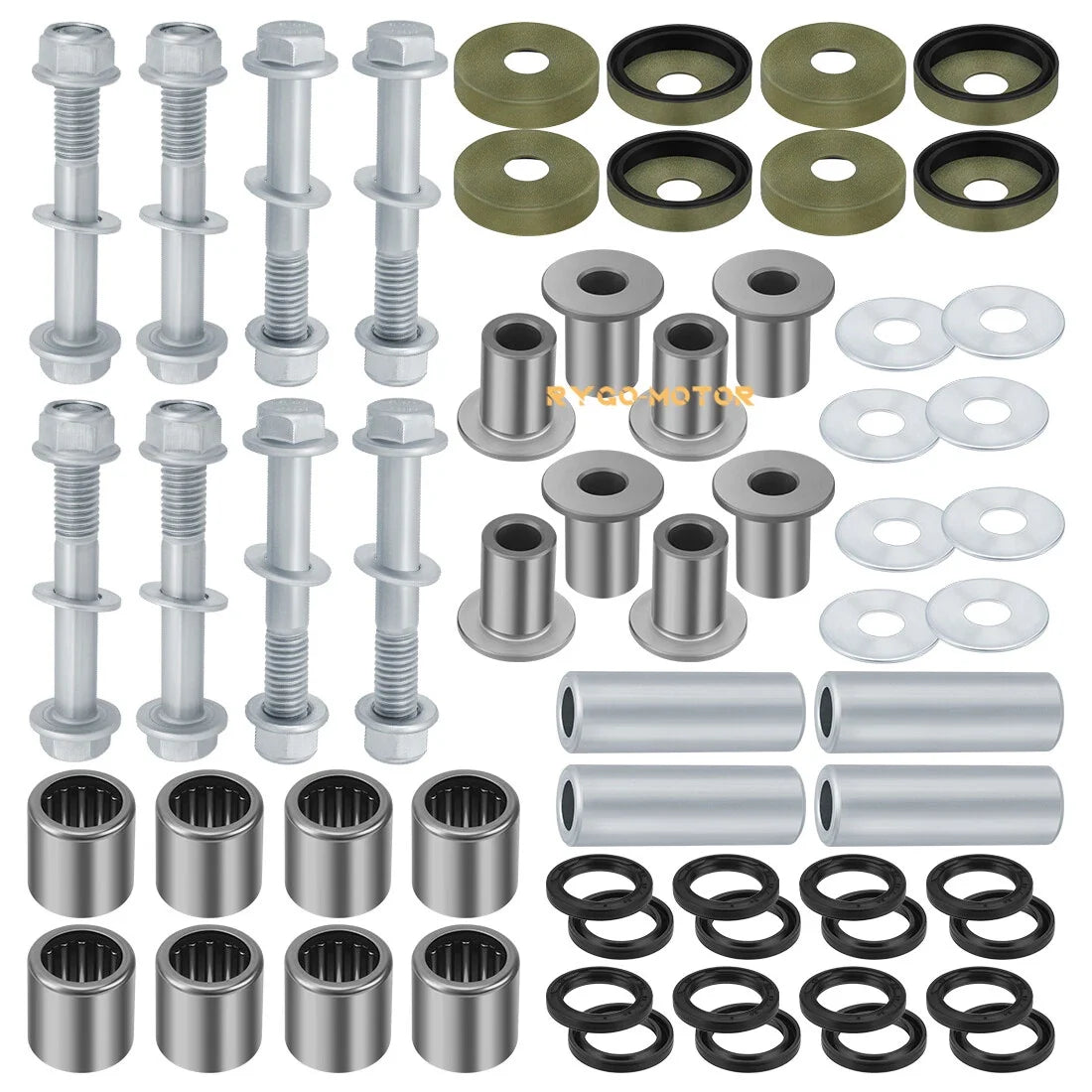 4-Piece A Arm Bushings Seals Kit for Suzuki LTZ400 Z400 Arctic Cat 400