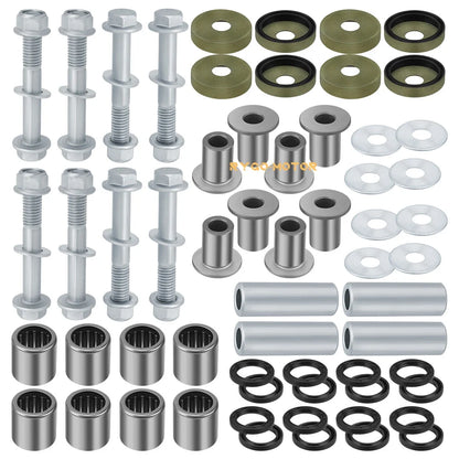 4-Piece A Arm Bushings Seals Kit for Suzuki LTZ400 Z400 Arctic Cat 400