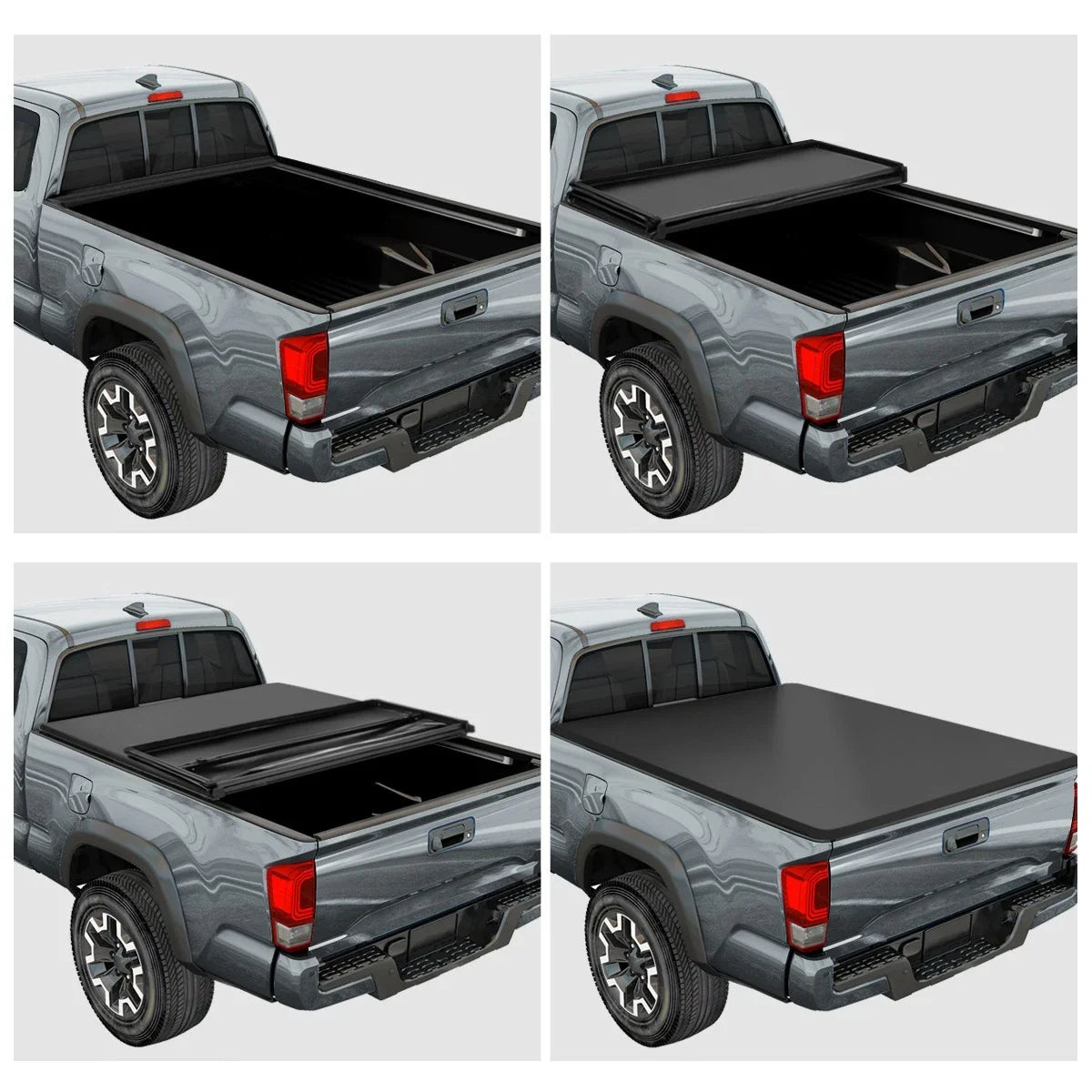 Tri-Fold Vinyl Tonneau Cover for 5.25' Bed Dodge Dakota 2000-2004