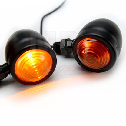 Turn Signal Lights (Amber) for Harley Bobber - Universal