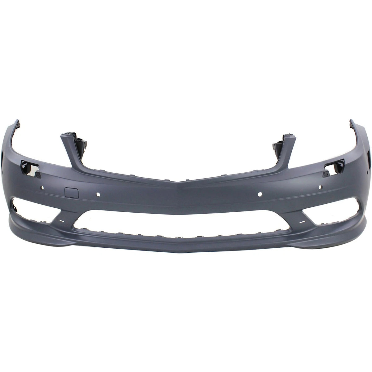 Front Bumper Cover for Mercedes-Benz C300 (2008–2011) w/ AMG, DRL, Parktronic