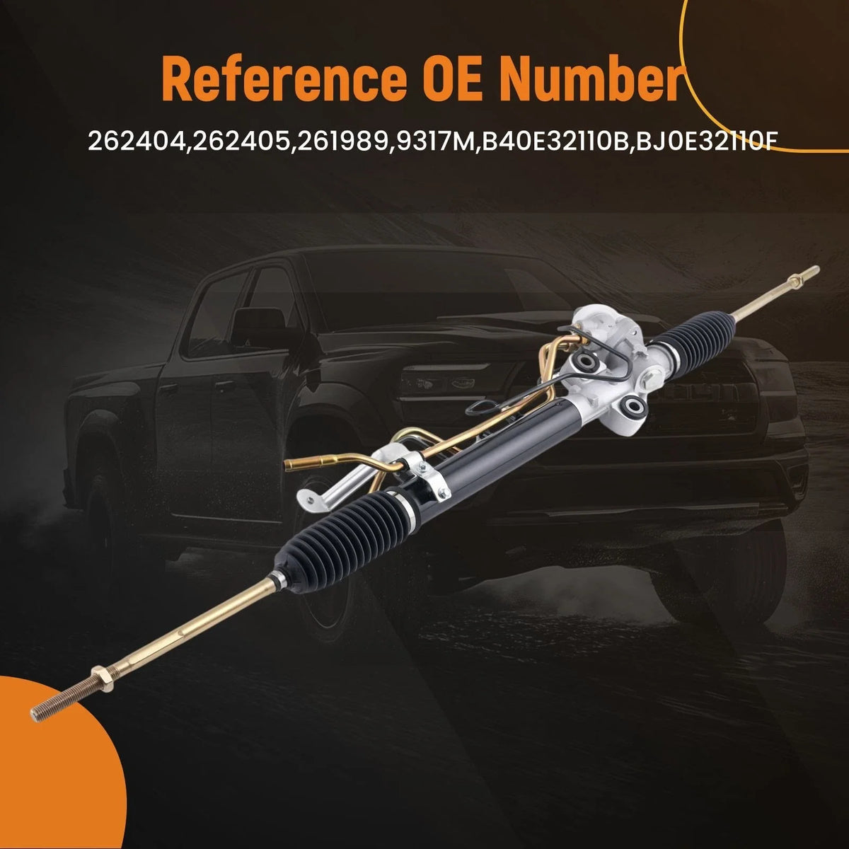 Steering Rack and Pinion Complete Unit for Mazda Protege 1999-2003