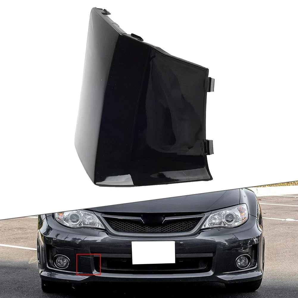Tow Hook Cover for Front Bumper in Glossy Black - Subaru Impreza WRX 2010-2014