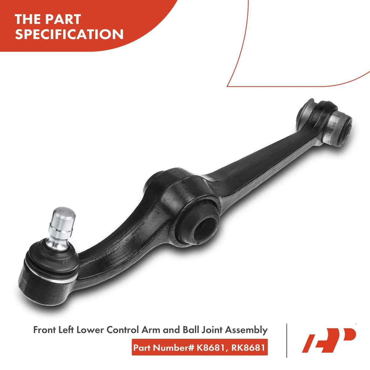 2X Front Control Arm with Ball Joint for Ford Windstar (95-03)