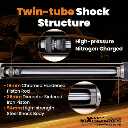 Front Suspension Lift Shocks for Chevy GMC 2500 3500 HD (2011–2025) 0-3"
