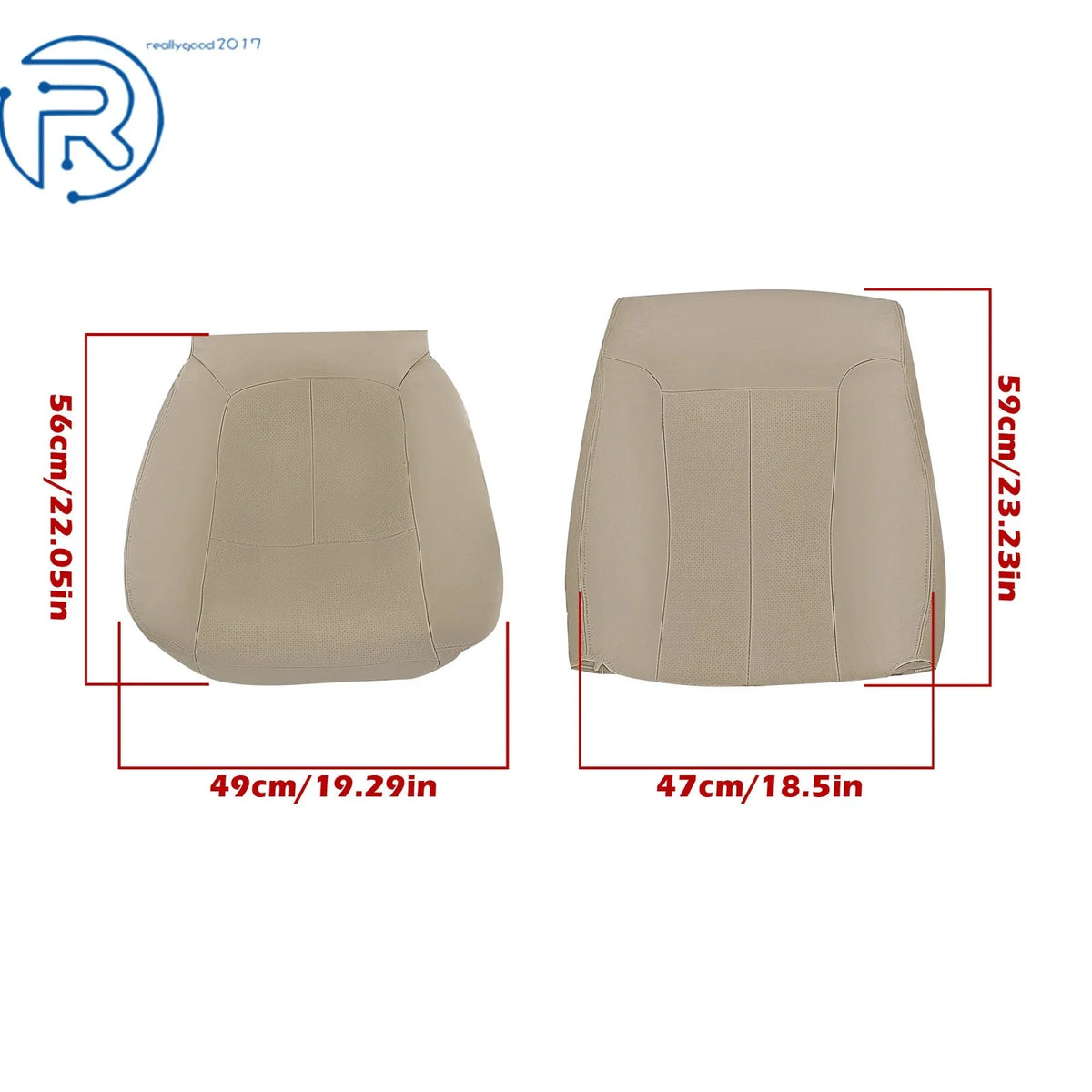 2Pcs Seat Cover Set for Ford F150 Lariat (2009–2014)