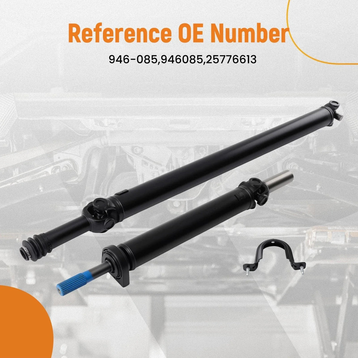 Prop Shaft Assembly for Chevy Silverado 3500 GMC Sierra 3500 (2001–2006) 25776613