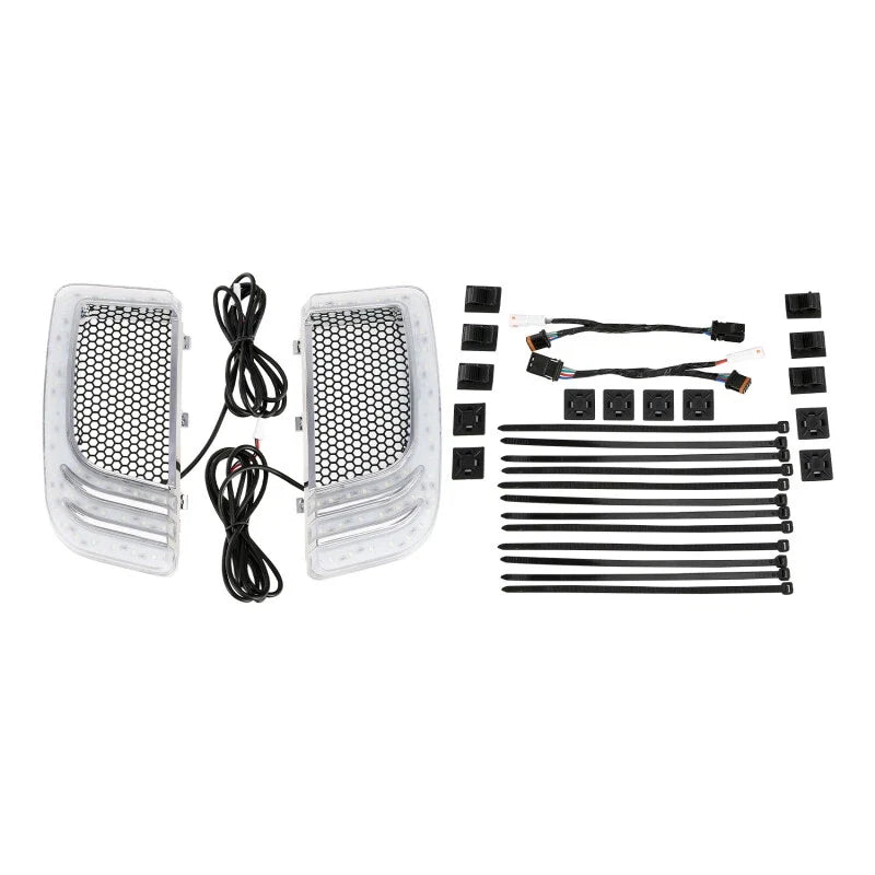 LED Turn Signals for Harley Road Glide Fairing Lower Grilles 2014-2023