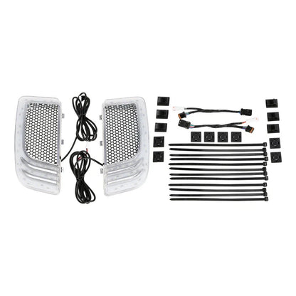 LED Turn Signals for Harley Road Glide Fairing Lower Grilles 2014-2023