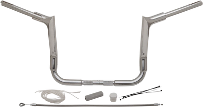1-1/2" EZ Install Pointed Top Handlebar Kit for Harley (2014–2023) - Chrome