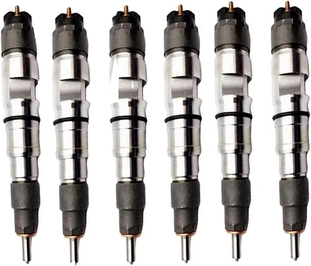 6X Fuel Injector 0445120180 0445120143 for Navistar G13 13.0L (2008–2009)