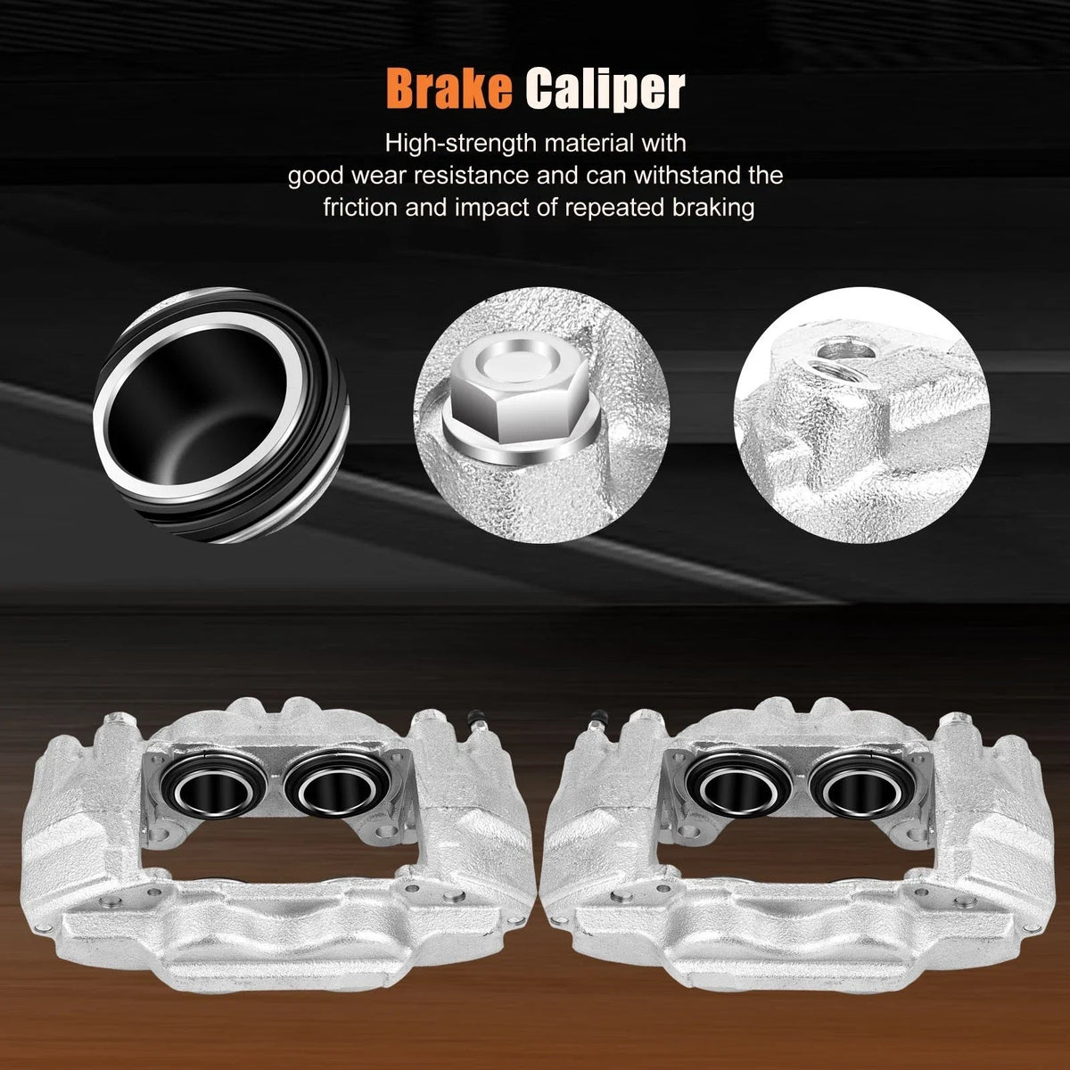 Front Brake Pads and Calipers for Toyota 4Runner (2003-2009)