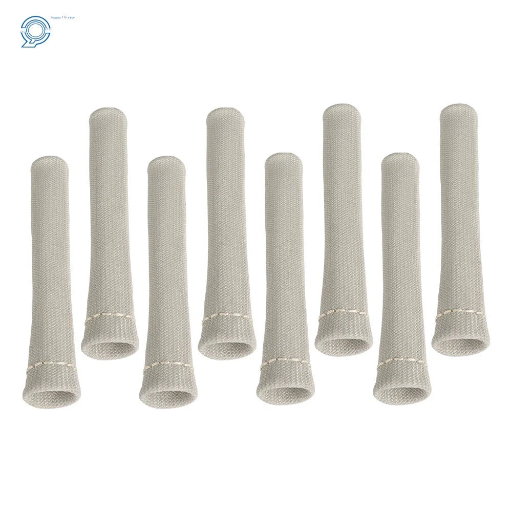 8 Spark Plug Wire Boots with Heat Shield for SBC BBC 350 Engines