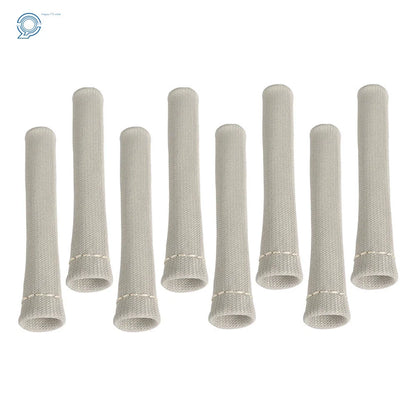 8 Spark Plug Wire Boots with Heat Shield for SBC BBC 350 Engines