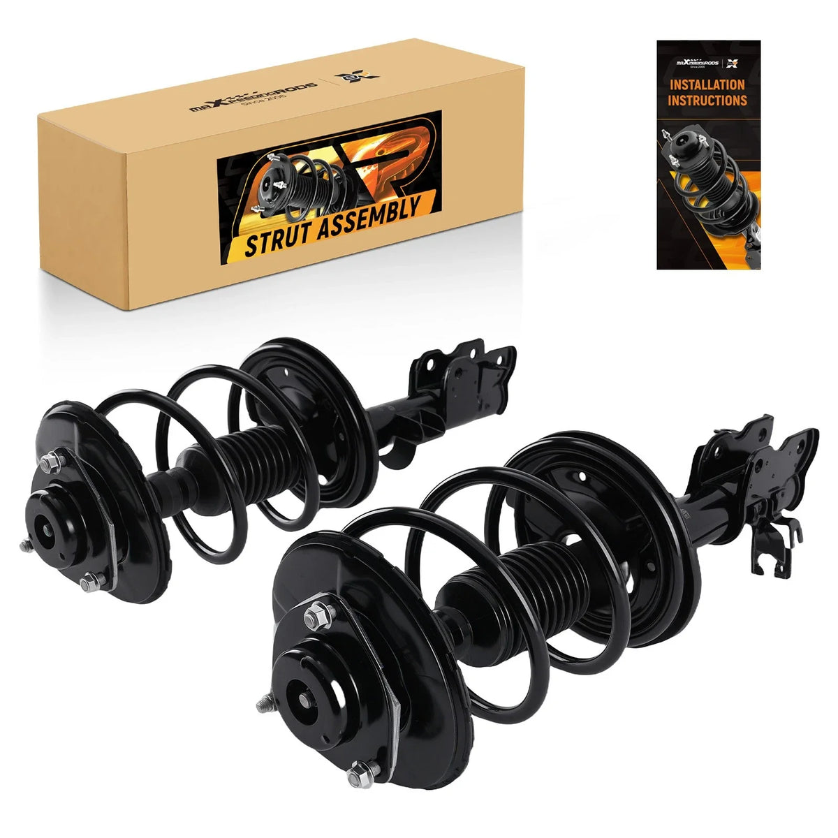 Front Complete Struts w/ Coil Springs for Infiniti FX35 (2003–2008)
