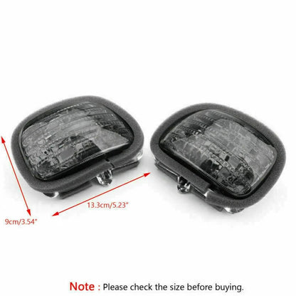 Front Turn Signal Lens for Honda GL1800 Goldwing (2001–2017) Smoke T9