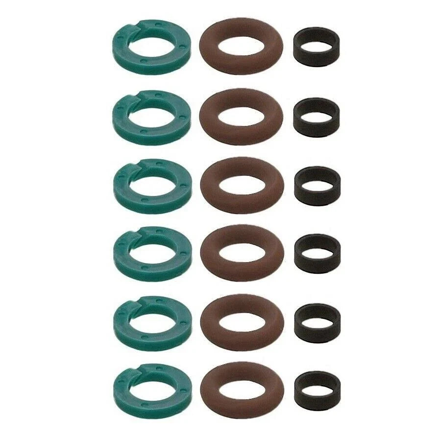 Set of 6 Fuel Injector Seal Kit for Audi A6 A8 Quattro Q7 VW (2000–2023)