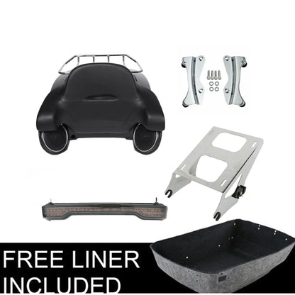Mount Rack for Tail Light Speakers - Trunk Pad for Harley Road Glide 2014-2026
