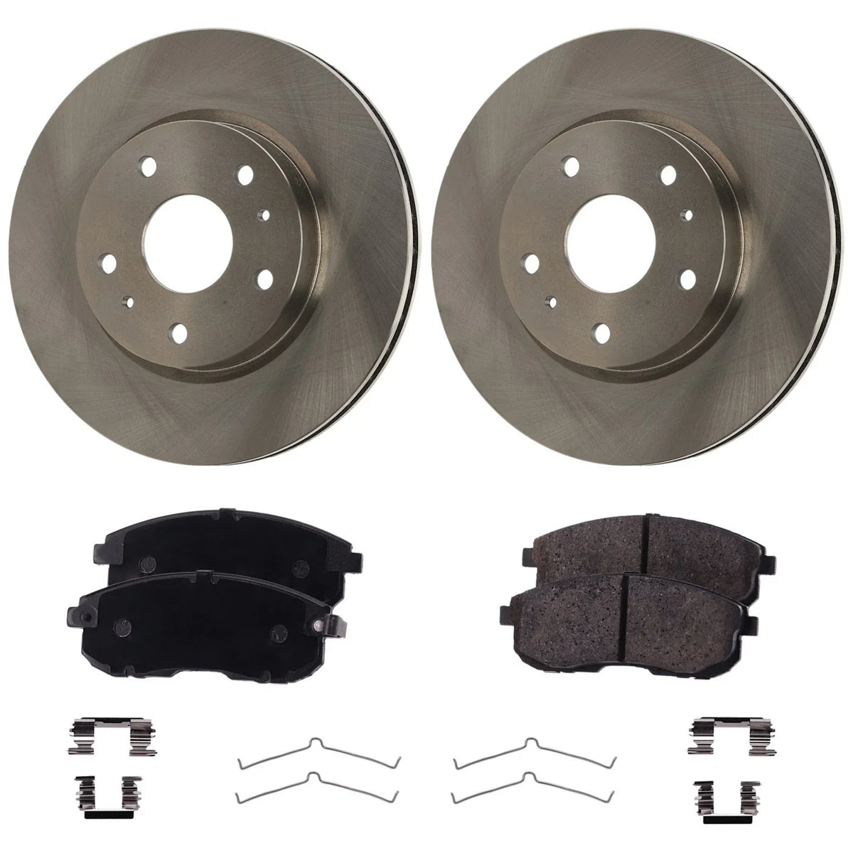 Disc Rotors and Brake Pads Kit for Suzuki SX4 (2007-2008)